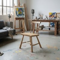 Handcrafted Oak Dining Chair