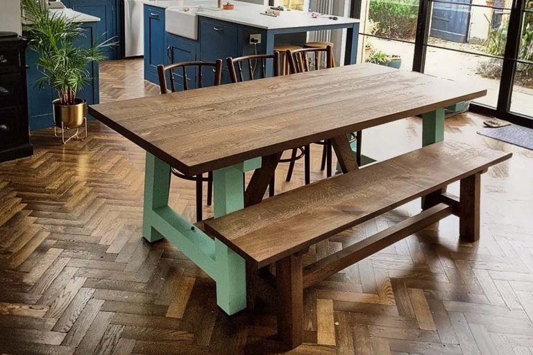 Mr Morley Table and Bench Dining Set