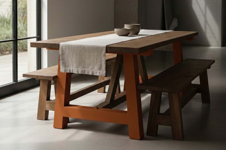 Mr Morley Table and Bench Dining Set