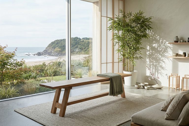 Bespoke Wooden Dining Table and Bench